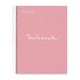 Miquelrius Hard Rock Notebook 1 Subject A4 100 Sheets Candy Pink - Al Masam Stationery LLC